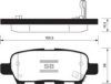 FI.BA FBP1184 Brake Pad Set, disc brake